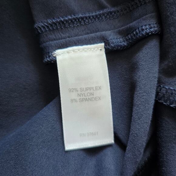 J Jill Fit Sleeveless Knit Sport Mini Dress Navy Size XS Athleisure Tenniscore - Picture 6 of 8